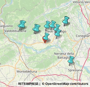 Mappa Via Villamatta, 31020 Sernaglia della Battaglia TV, Italia (6.3225)