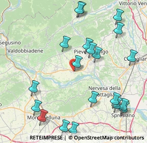 Mappa Via Villamatta, 31020 Sernaglia della Battaglia TV, Italia (9.9615)