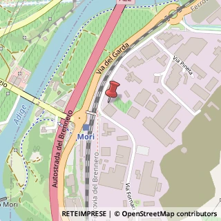 Mappa Via Alle Fornaci, 20, 38068 Rovereto, Trento (Trentino-Alto Adige)