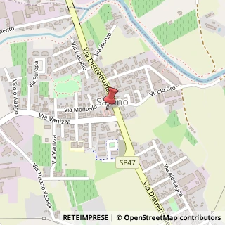 Mappa Via Distrettuale, 56A, 31025 Santa Lucia di Piave, Treviso (Veneto)