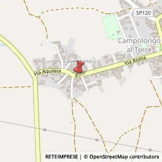 Mappa Via U. Foscolo, 12, 33040 Campolongo Tapogliano, Udine (Friuli-Venezia Giulia)