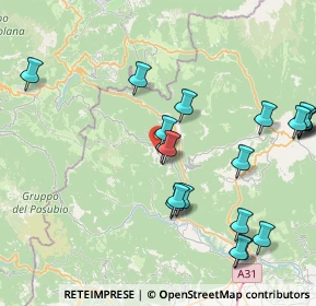 Mappa Contrada Sella, 36040 Tonezza del Cimone VI, Italia (9.2715)