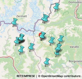 Mappa Alagna Valsesia, 13021 Alagna Valsesia VC, Italia (14.9485)