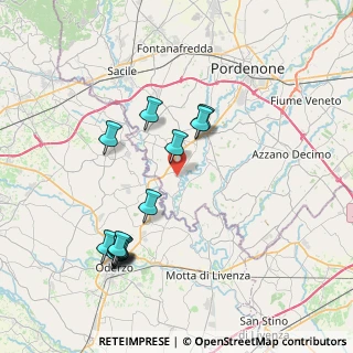 Mappa Piazza della Repubblica, 33080 Prata di Pordenone PN, Italia (7.91462)
