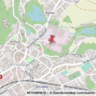 Mappa Via On. Spagnoli, 10, 21051 Arcisate, Varese (Lombardia)