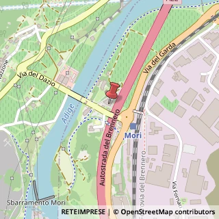 Mappa Via Stazione Mori, 11, 38068 Rovereto, Trento (Trentino-Alto Adige)