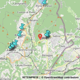 Mappa Via delle Cave, 21059 Viggiù VA, Italia (2.37909)