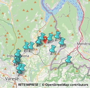 Mappa Via delle Cave, 21059 Viggiù VA, Italia (3.95765)