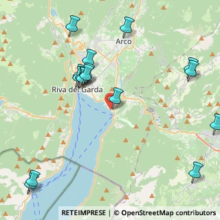Mappa Via della Lòva, 38069 Nago-Torbole TN, Italia (5.07375)