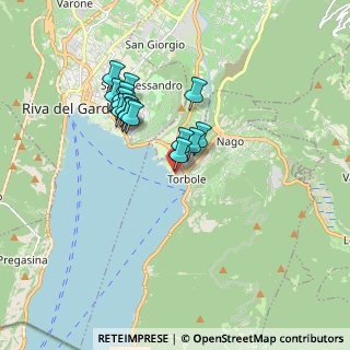 Mappa Via della Lòva, 38069 Nago-Torbole TN, Italia (1.46933)