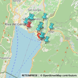 Mappa Via della Lòva, 38069 Nago-Torbole TN, Italia (1.30667)