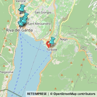 Mappa Via della Lòva, 38069 Nago-Torbole TN, Italia (3.21545)