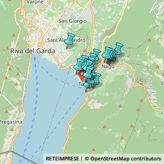 Mappa Via della Lòva, 38069 Nago-Torbole TN, Italia (0.91722)