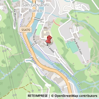 Mappa Via Castelli, 14, 24015 San Giovanni Bianco, Bergamo (Lombardia)