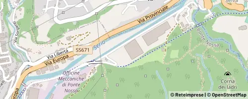 Mappa Ponte Nossa