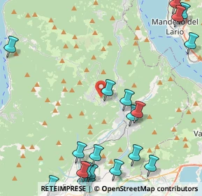 Mappa Via per Caglio, 22030 Rezzago CO, Italia (6.0805)