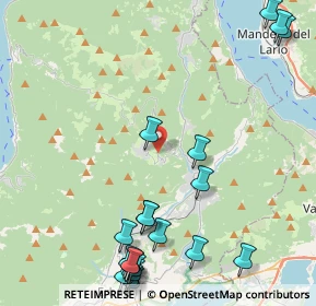 Mappa Via per Caglio, 22030 Rezzago CO, Italia (5.727)