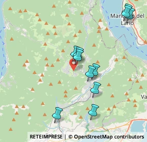 Mappa Via per Caglio, 22030 Rezzago CO, Italia (3.96182)