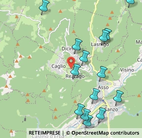 Mappa Via per Caglio, 22030 Rezzago CO, Italia (2.40643)
