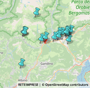 Mappa Via Spiazzi, 24028 Ponte Nossa BG, Italia (6.58765)