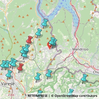 Mappa Via Lazzaretto, 21050 Saltrio VA, Italia (5.985)
