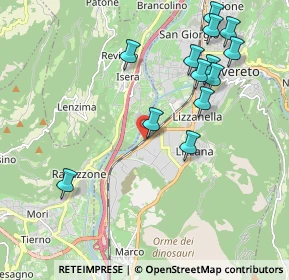 Mappa Centro Commerciale Millennium Center, 38065 Rovereto TN, Italia (2.16231)