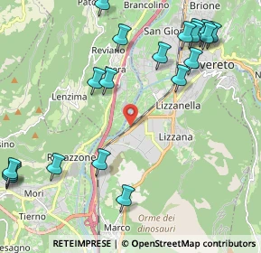 Mappa Centro Commerciale Millennium Center, 38065 Rovereto TN, Italia (2.7425)