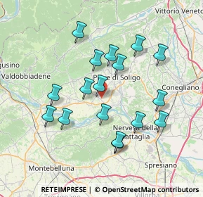 Mappa 31020 Sernaglia della Battaglia TV, Italia (6.80529)