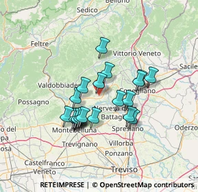 Mappa 31020 Sernaglia della Battaglia TV, Italia (10.834)
