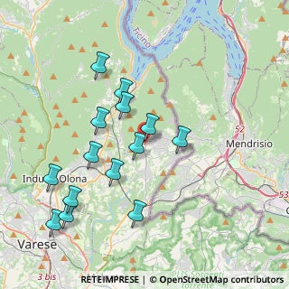 Mappa Via Enrico Butti, 21059 Viggiù VA, Italia (3.92429)