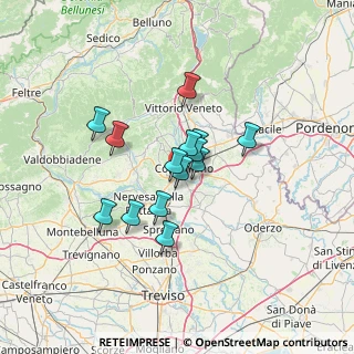 Mappa Via Francesco Fabbri 3 Conegliano Z.I. Campidui, 31015 Conegliano TV, Italia (9.47357)