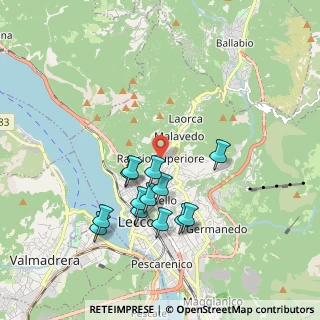 Mappa Via Pasquale Fumagalli, 23900 Lecco LC, Italia (1.73077)