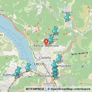 Mappa Via Pasquale Fumagalli, 23900 Lecco LC, Italia (2.59636)