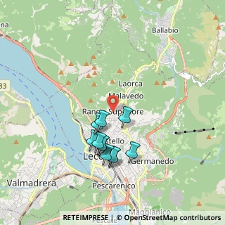 Mappa Via Pasquale Fumagalli, 23900 Lecco LC, Italia (1.63909)