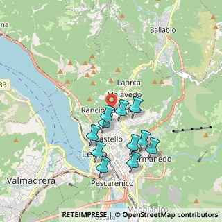 Mappa Via Pasquale Fumagalli, 23900 Lecco LC, Italia (1.63545)