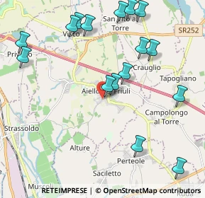 Mappa Via F. Petrarca, 33041 Aiello del Friuli UD, Italia (2.4075)