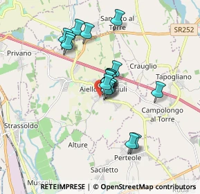 Mappa Via F. Petrarca, 33041 Aiello del Friuli UD, Italia (1.1955)