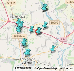 Mappa Via F. Petrarca, 33041 Aiello del Friuli UD, Italia (3.6505)