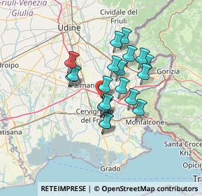 Mappa Via F. Petrarca, 33041 Aiello del Friuli UD, Italia (9.846)