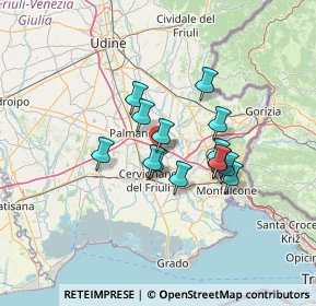 Mappa Via F. Petrarca, 33041 Aiello del Friuli UD, Italia (9.71714)