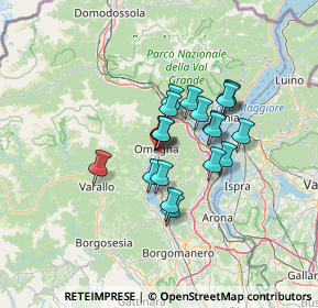 Mappa Via Lanchetti, 28887 Omegna VB, Italia (9.4535)