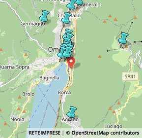 Mappa Via Lanchetti, 28887 Omegna VB, Italia (1.662)