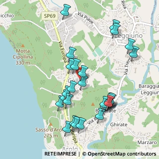 Mappa Via Giosuè Carducci, 21038 Leggiuno VA, Italia (0.50741)