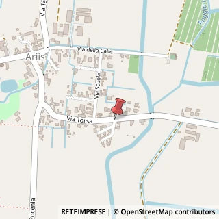 Mappa Via della Fontana, 18, 33050 Ariis UD, Italia, 33061 Rivignano Teor, Udine (Friuli-Venezia Giulia)
