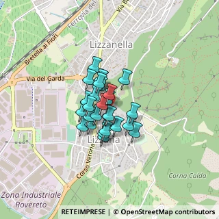 Mappa Via Cipressi II, 38068 Rovereto TN, Italia (0.24444)