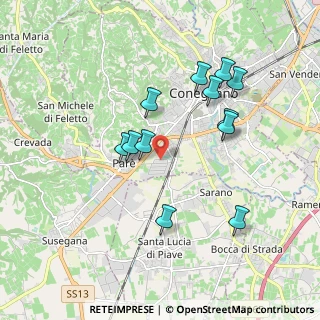 Mappa Via Don F. Benedetti, 31015 Conegliano TV, Italia (1.7375)