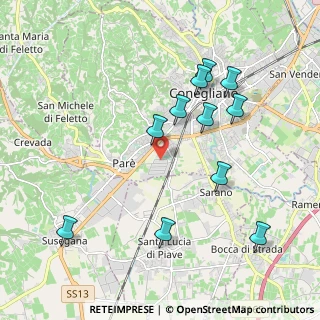 Mappa Via Don F. Benedetti, 31015 Conegliano TV, Italia (2.03727)