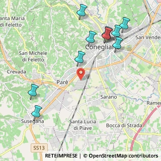Mappa Via Don F. Benedetti, 31015 Conegliano TV, Italia (2.47636)