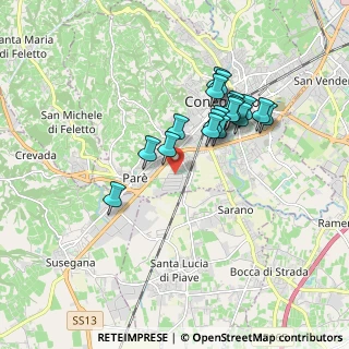 Mappa Via Don F. Benedetti, 31015 Conegliano TV, Italia (1.52632)