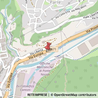 Mappa Via Europa, 5/B, 24028 Ponte Nossa, Bergamo (Lombardia)